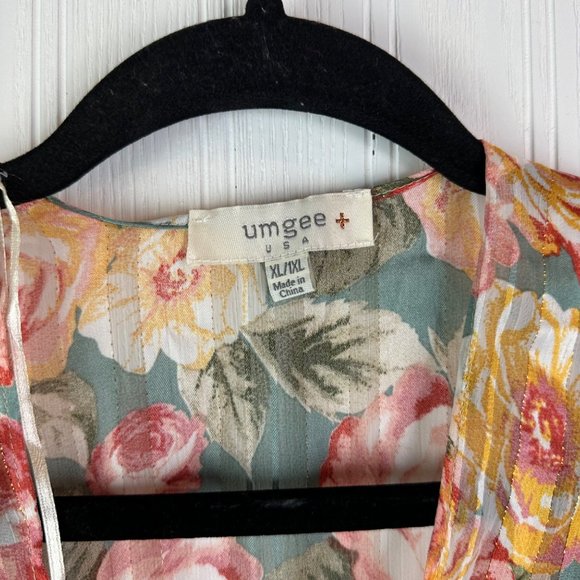 Umgee‎ + Floral Print Kimono XL/1XL - Picture 4 of 6